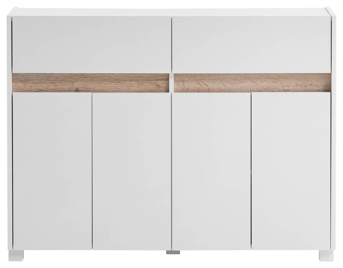 Kommode Cosmo perlweiß Optik B/H/T: ca. 112,2x84,8x33 cm