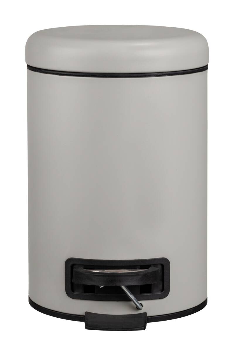 Kosmetikeimer taupe Edelstahl ca. 3 l