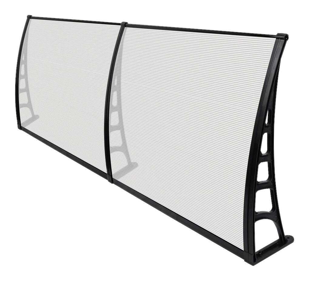 Brosplast Vordach Crocus transparent B/H/L: ca. 240x23x80 cm