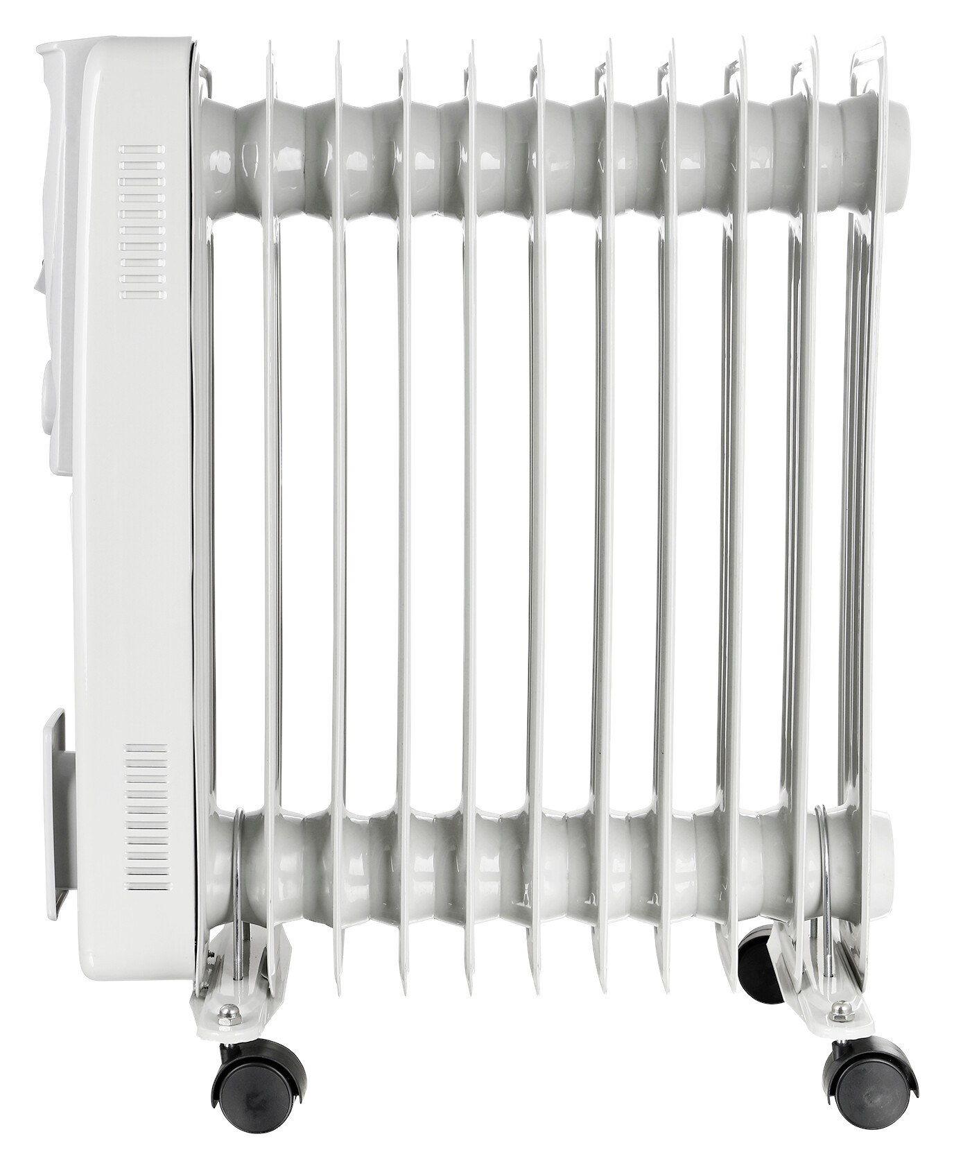 Ölradiator weiß Kunststoff Metall B/H/L: ca. 24x54,5x45 cm ca. 2000 W