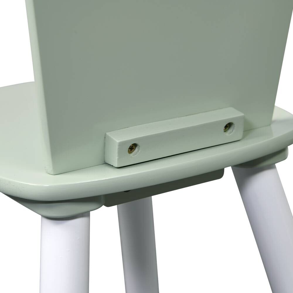 Kesper Kindertisch mit 2 Stühlen mint Spanplatte B/H/L: ca. 55x45x55 cm