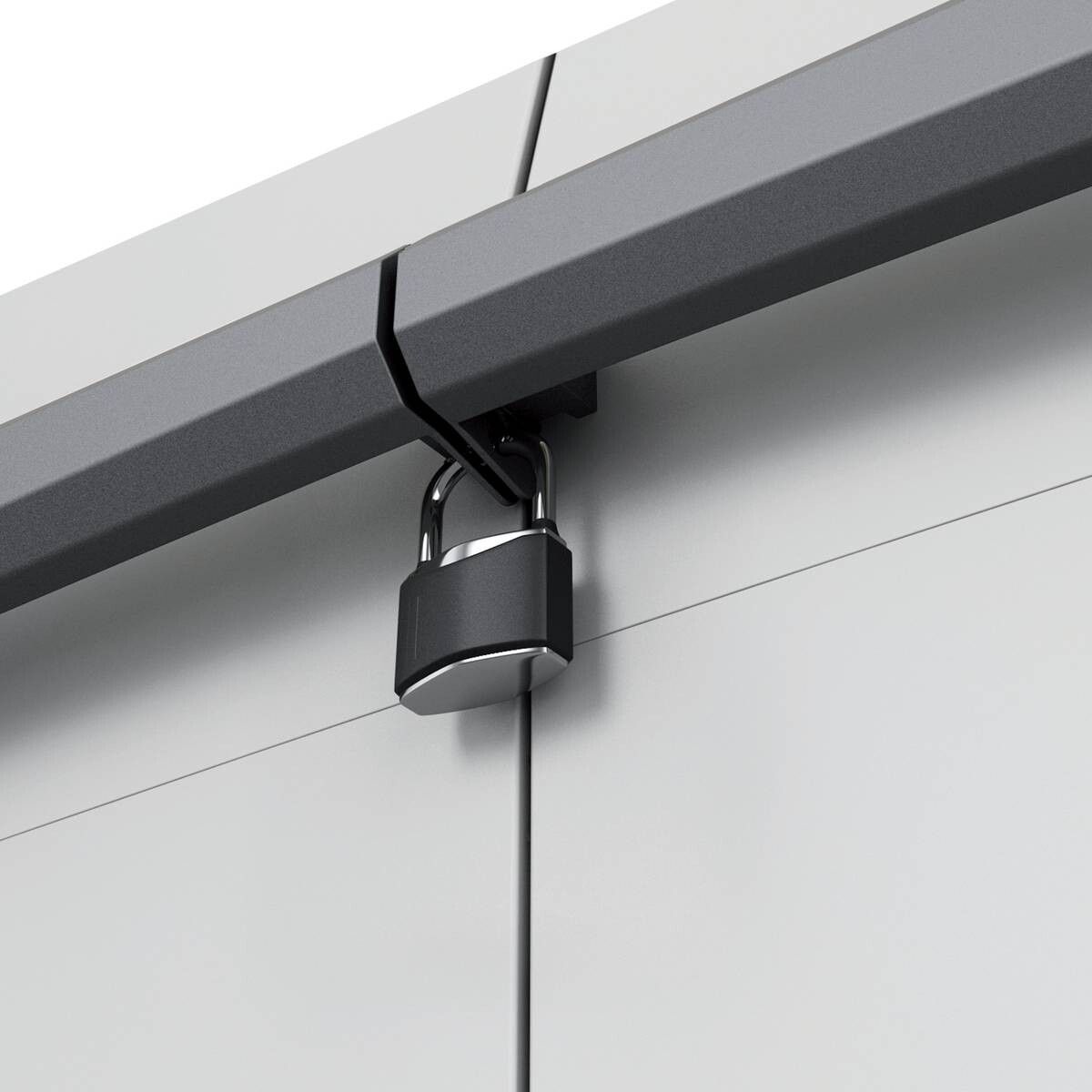 Keter Recyclingschrank Split Basic grau Kunststoff B/H/T: ca. 68x85x39 cm