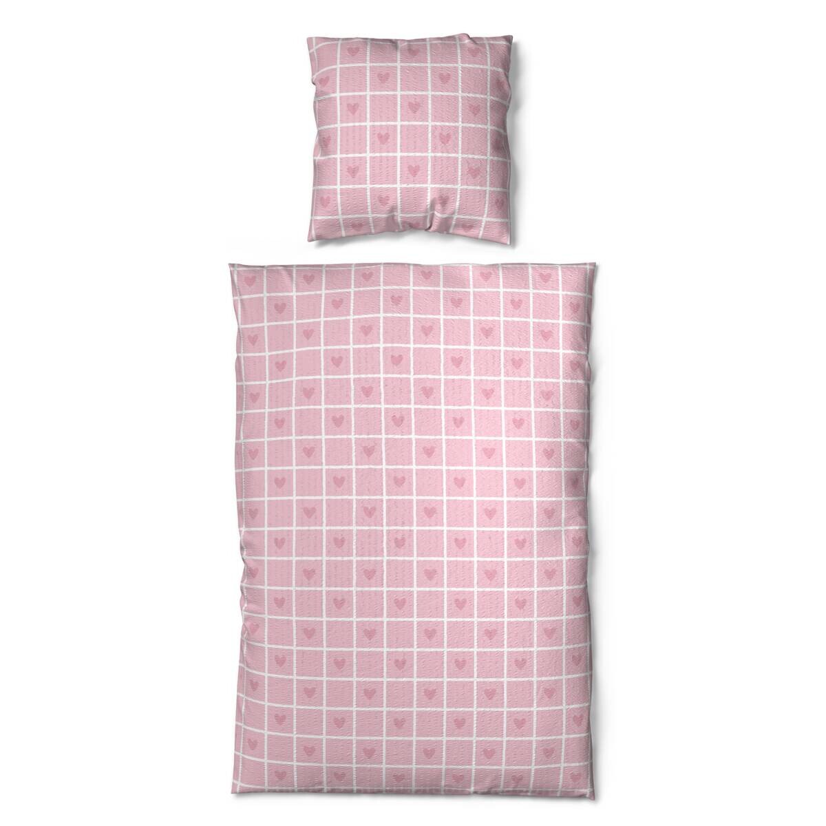 Microfaser Bettwäsche Seersucker