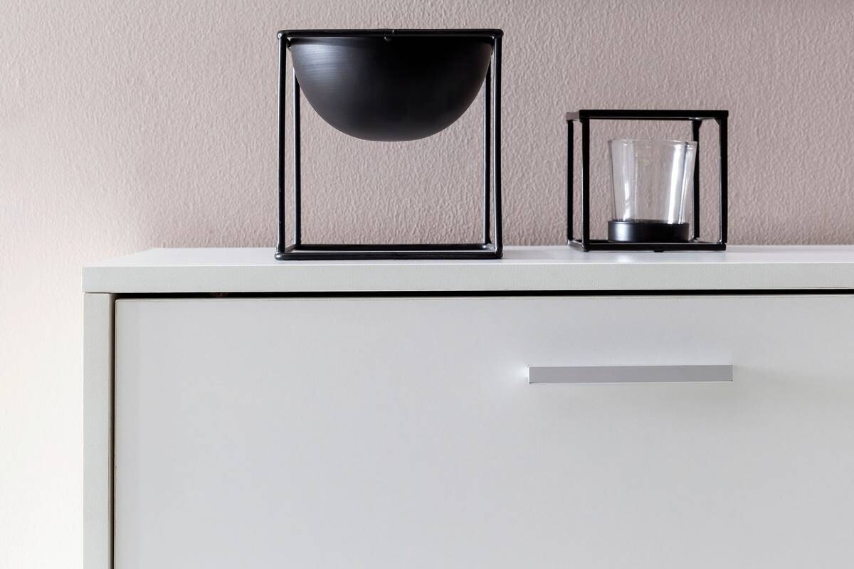 Schuhschrank weiß weiß B/H/T: ca. 120x81x24 cm