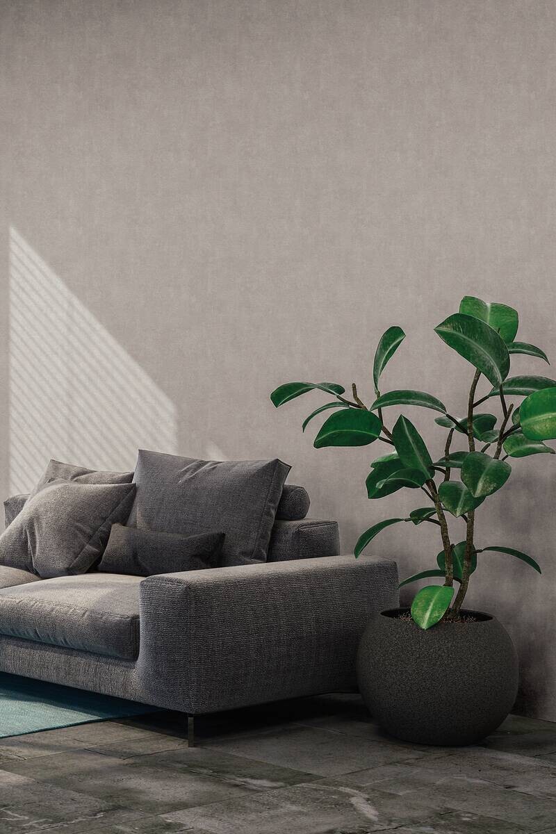 A.S.Creation Vliestapete Elements Uni B/L: ca. 53x1005 cm