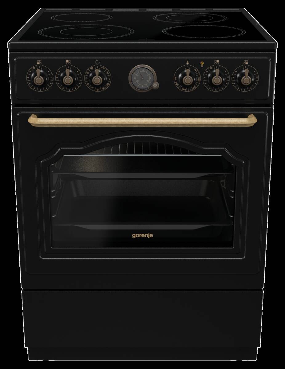 Gorenje Stand-Elektroherd GECS6B70CLB schwarz B/H/T: ca. 60x85x60 cm