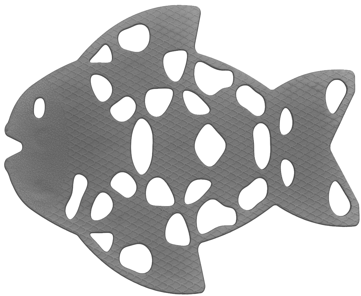 Acus Wanneneinlage Fisch anthrazit Kunststoff