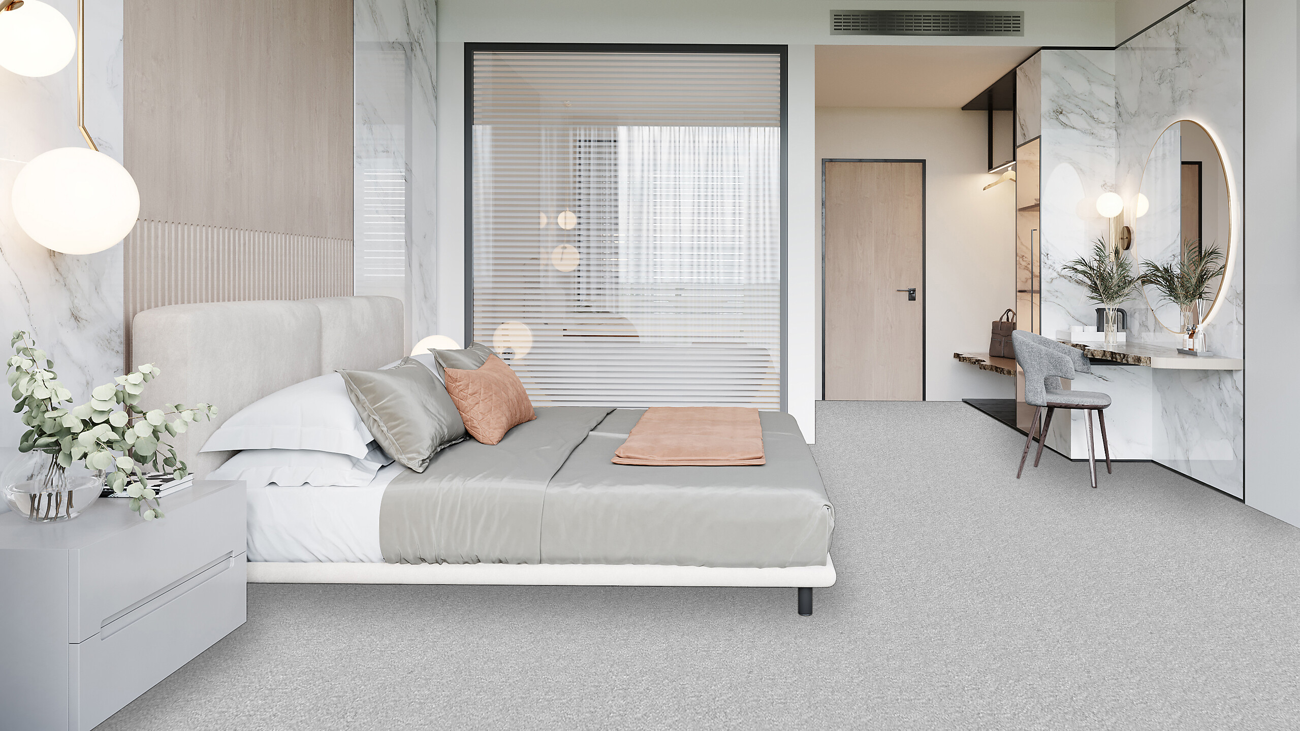 Teppichboden Sobrado silber B: ca. 400 cm pro m²