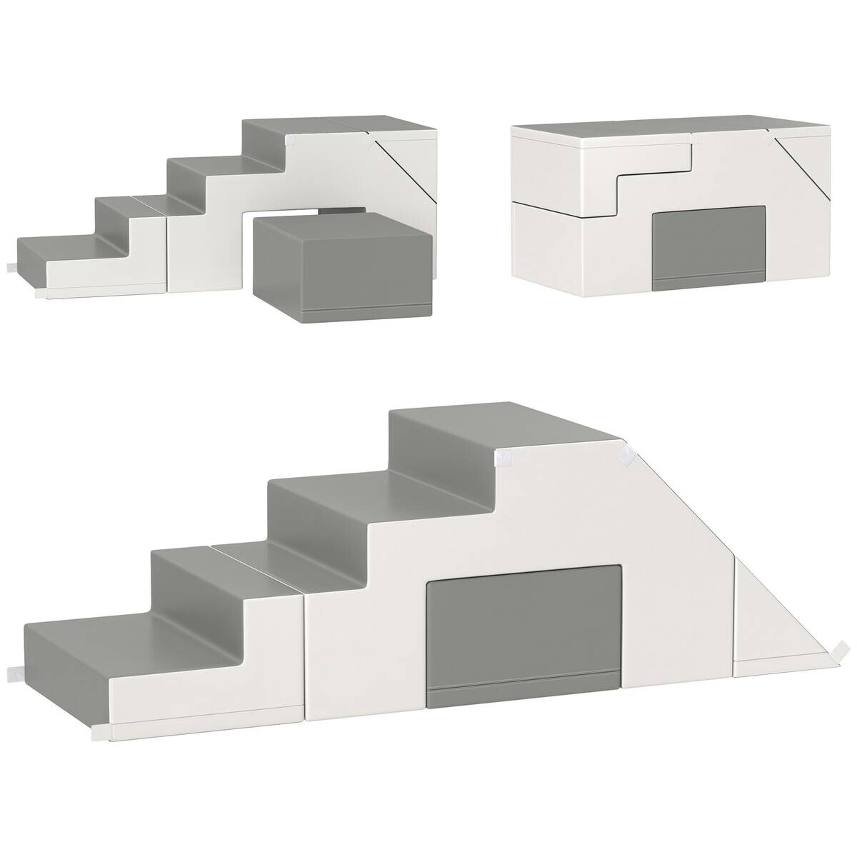 HOMCOM Kinder-Softplay-Set B/H/L: ca. 49x47x147 cm