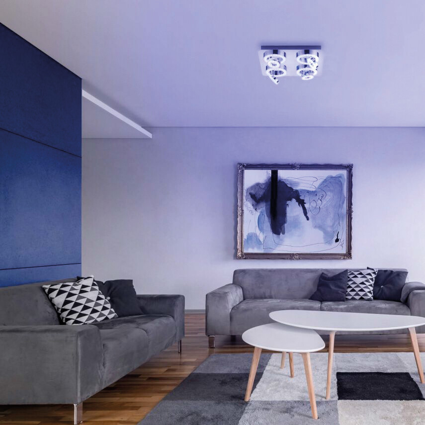 Just Light Smarte Deckenleuchte 14662-17