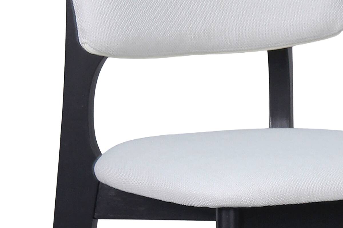 Stuhl ELSA, 2er-Set beige Webstoff B/H/T: ca. 48x87x54 cm