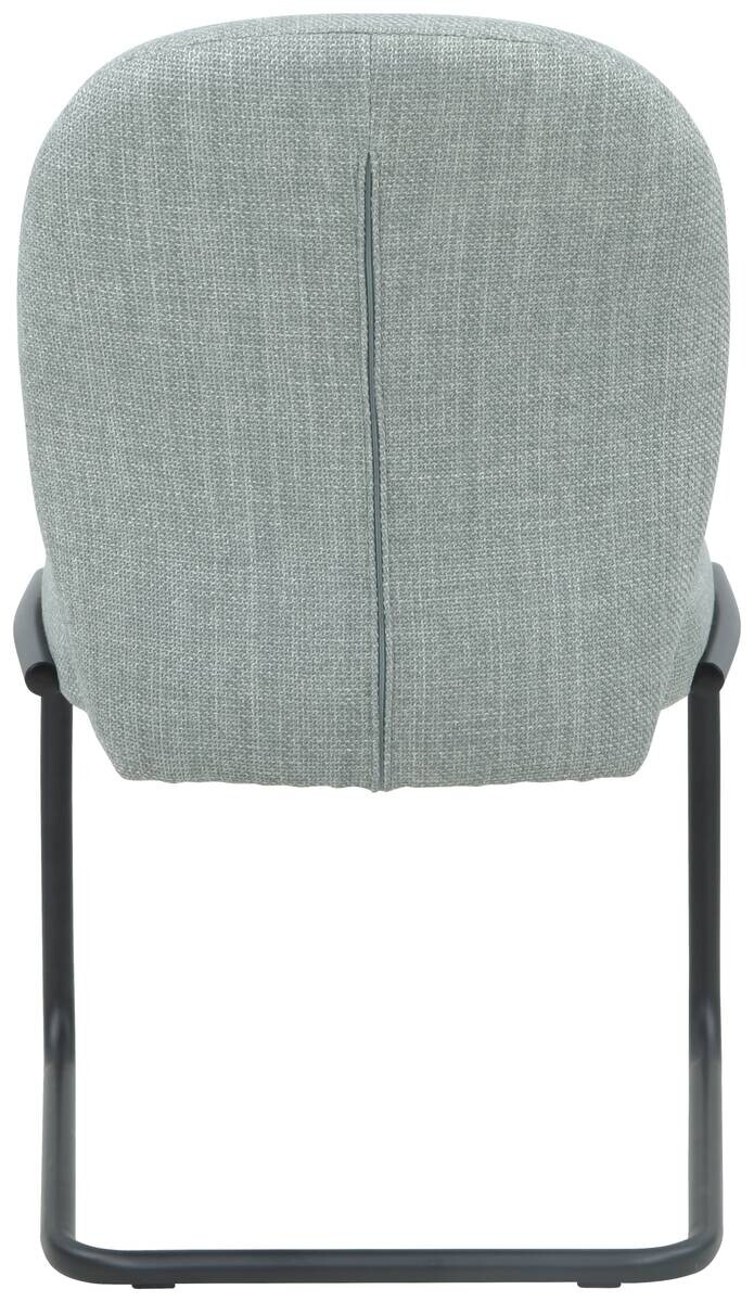 Schwingstuhl Karen II, 2er-Set mint Webstoff Metall B/H/T: ca. 53x90x62 cm