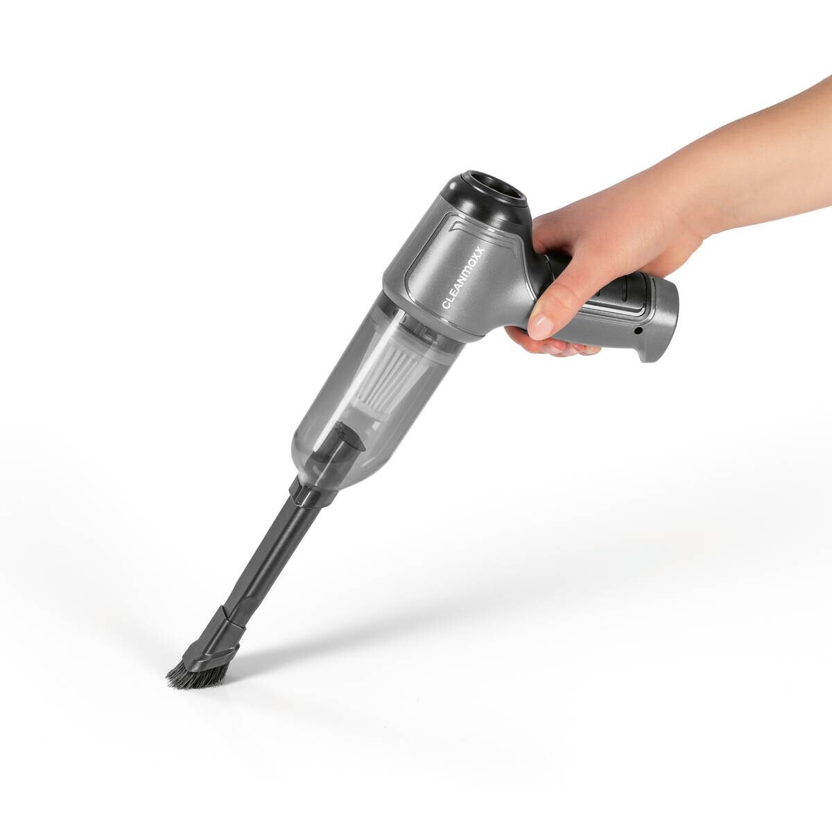 CLEANmaxx Akku-Handstaubsauger anthrazit schwarz B/H/L: ca. 17x7x23,5 cm