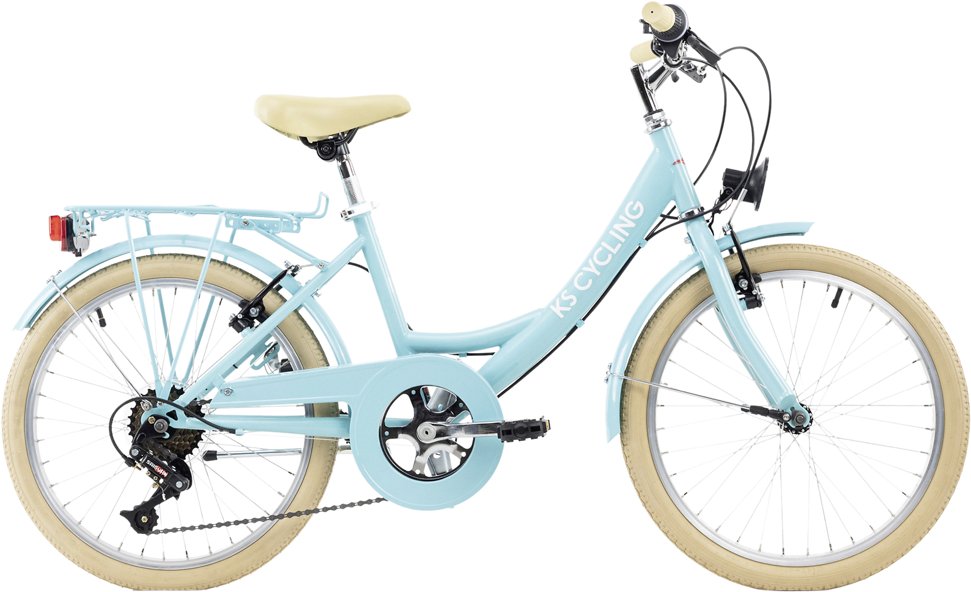 KS-Cycling Kinderrad Balloon Balloon 20 Zoll Rahmenhöhe 34 cm 6 Gänge blau blau ca. 20 Zoll