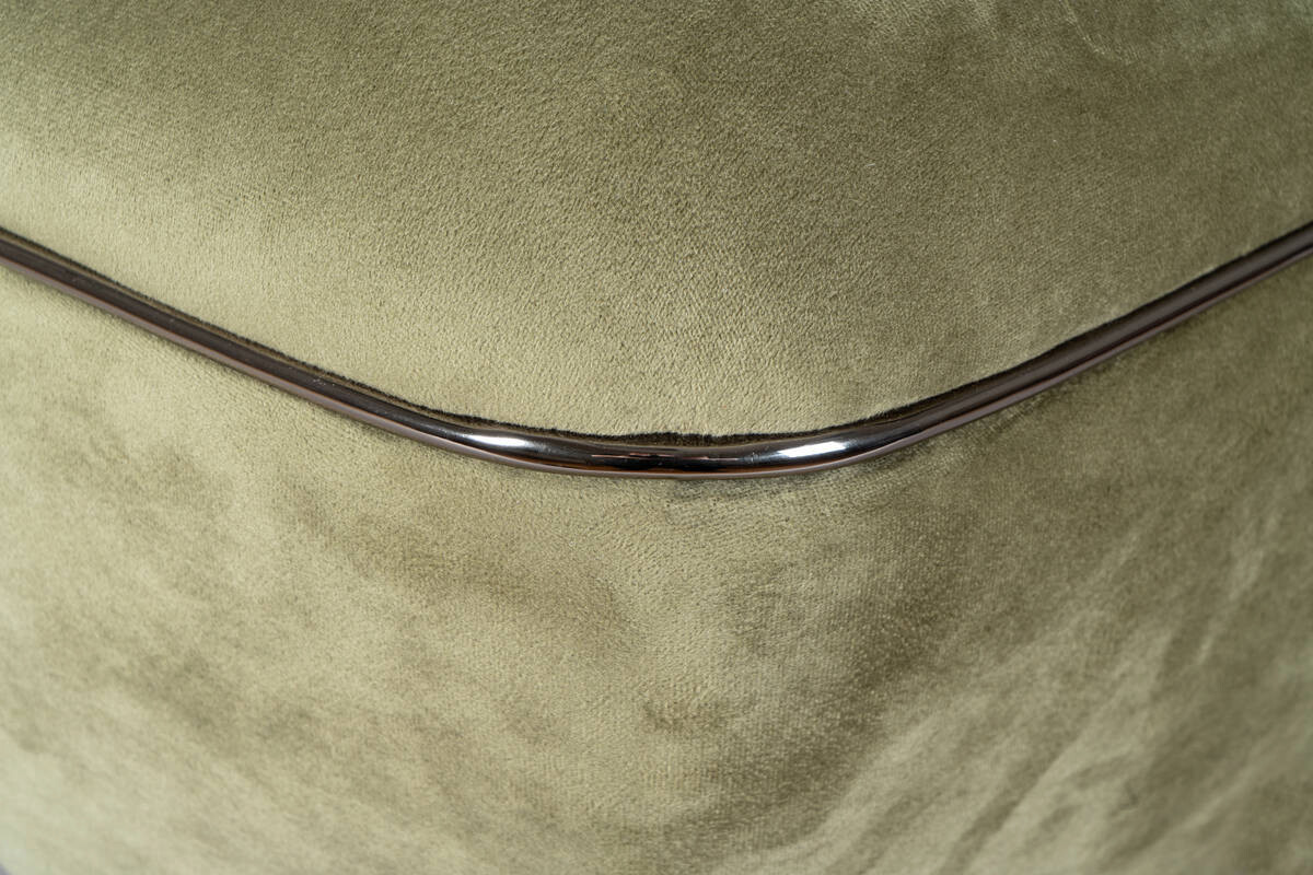 360 Living Hocker Contessa 100 grün Graphit B/H/T: ca. 60x42,5x60 cm