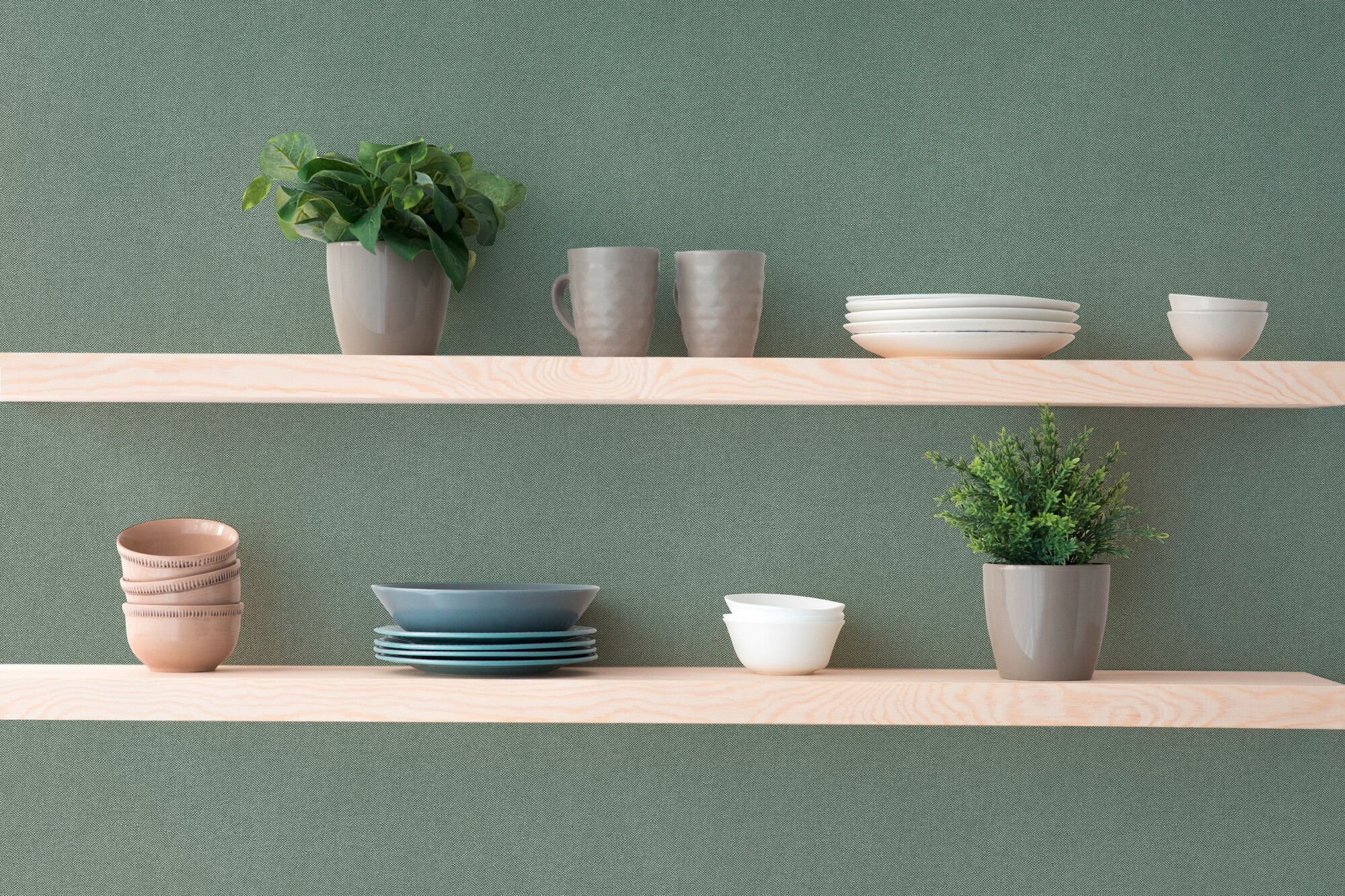 A.S.Creation Vliestapete grün B/H/D: ca. 53x1005x9,3 cm