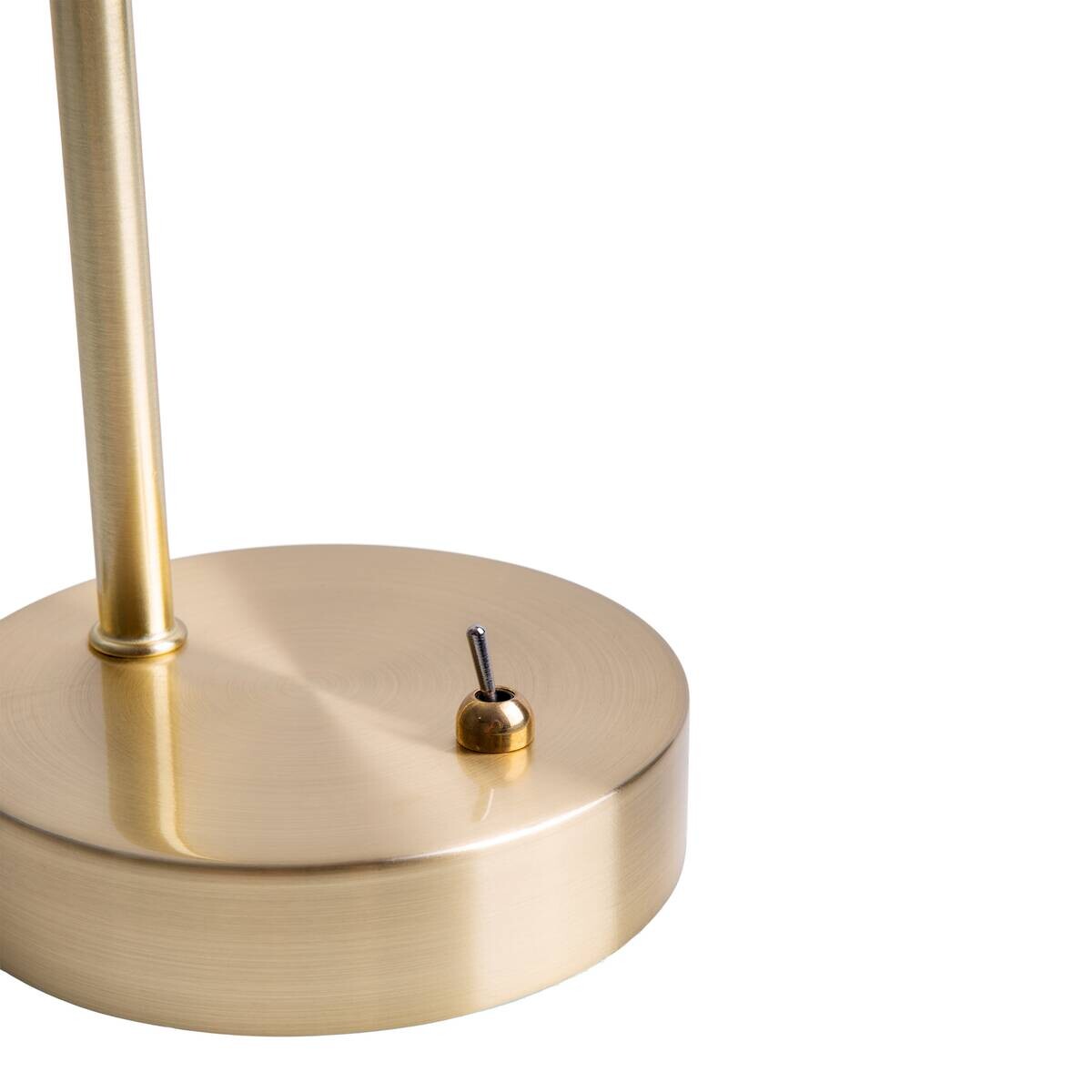 Näve Leuchten Tischleuchte 3190345 messing Glas Metall B/H/T: ca. 12x34x12 cm E14 1 Brennstellen