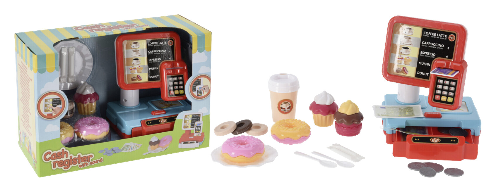 Supermarktkasse B/H/L: ca. 11x18x15 cm