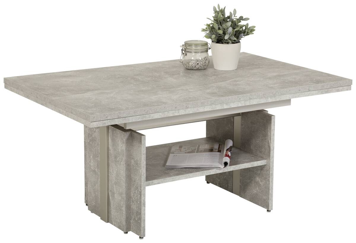 Hela Couchtisch JEROME Beton Holzwerkstoff B/H/T: ca. 110x53x68 cm