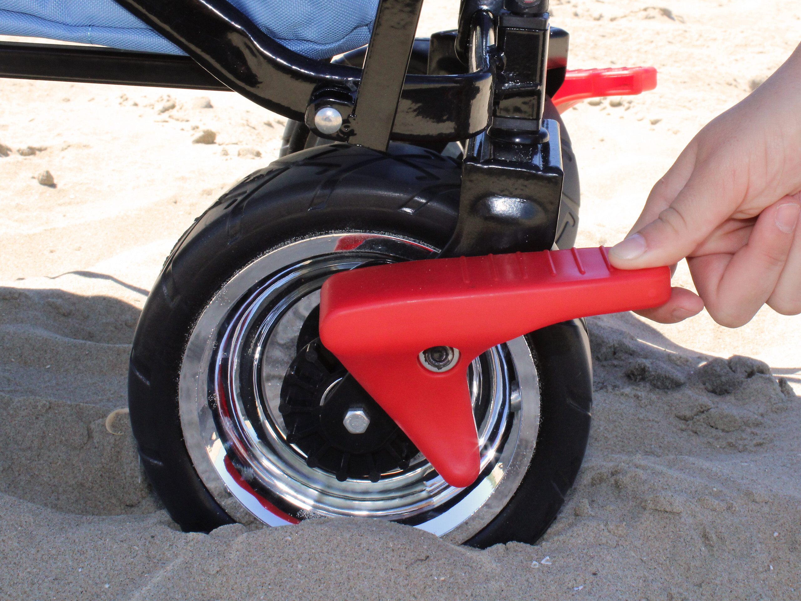 AXI Bollerwagen AB210 grau B/H/L: ca. 59x102x134 cm