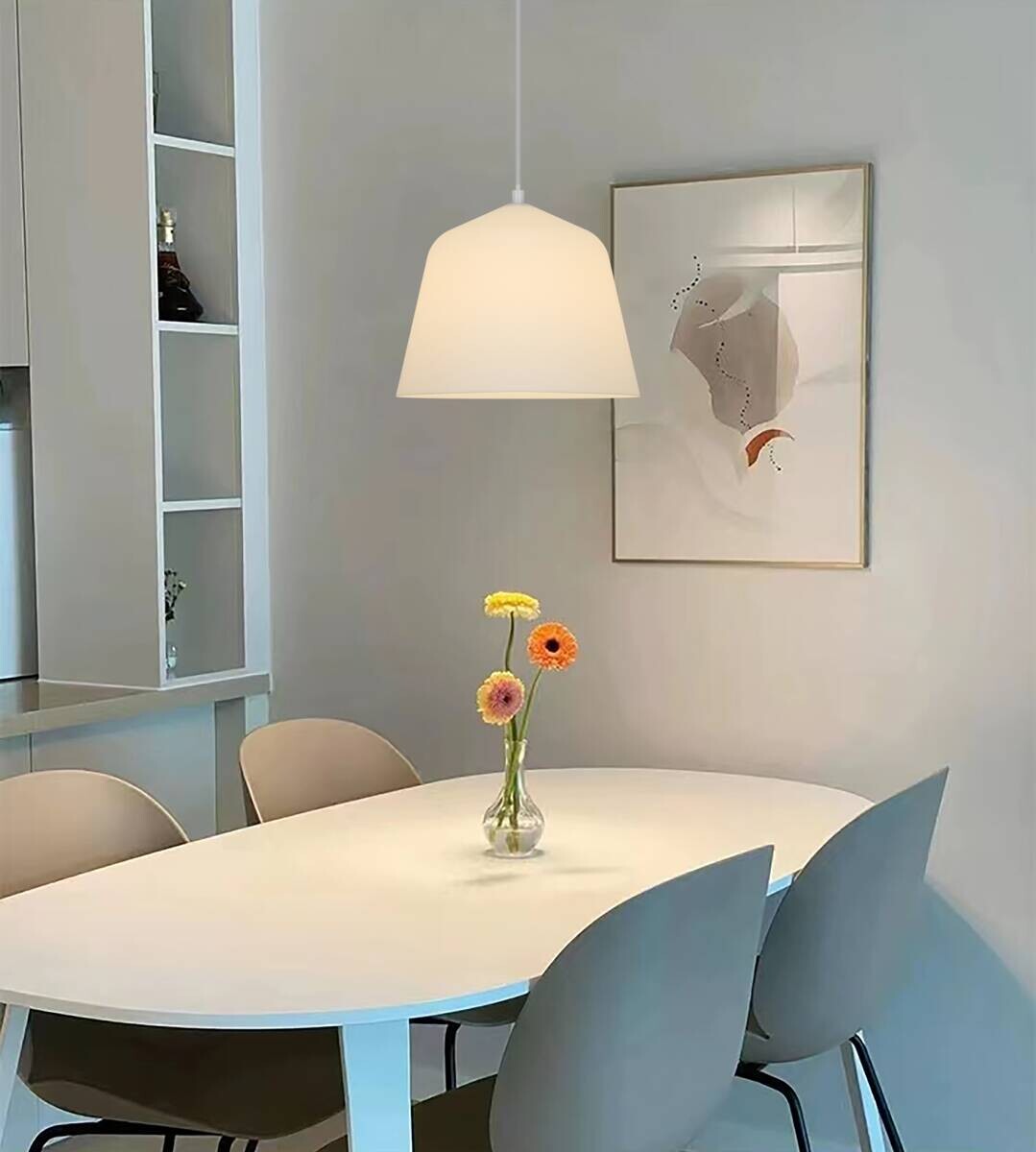 POCOline Pendelleuchte Sabine weiß B/H: ca. 25x120 cm E27 1 Brennstellen