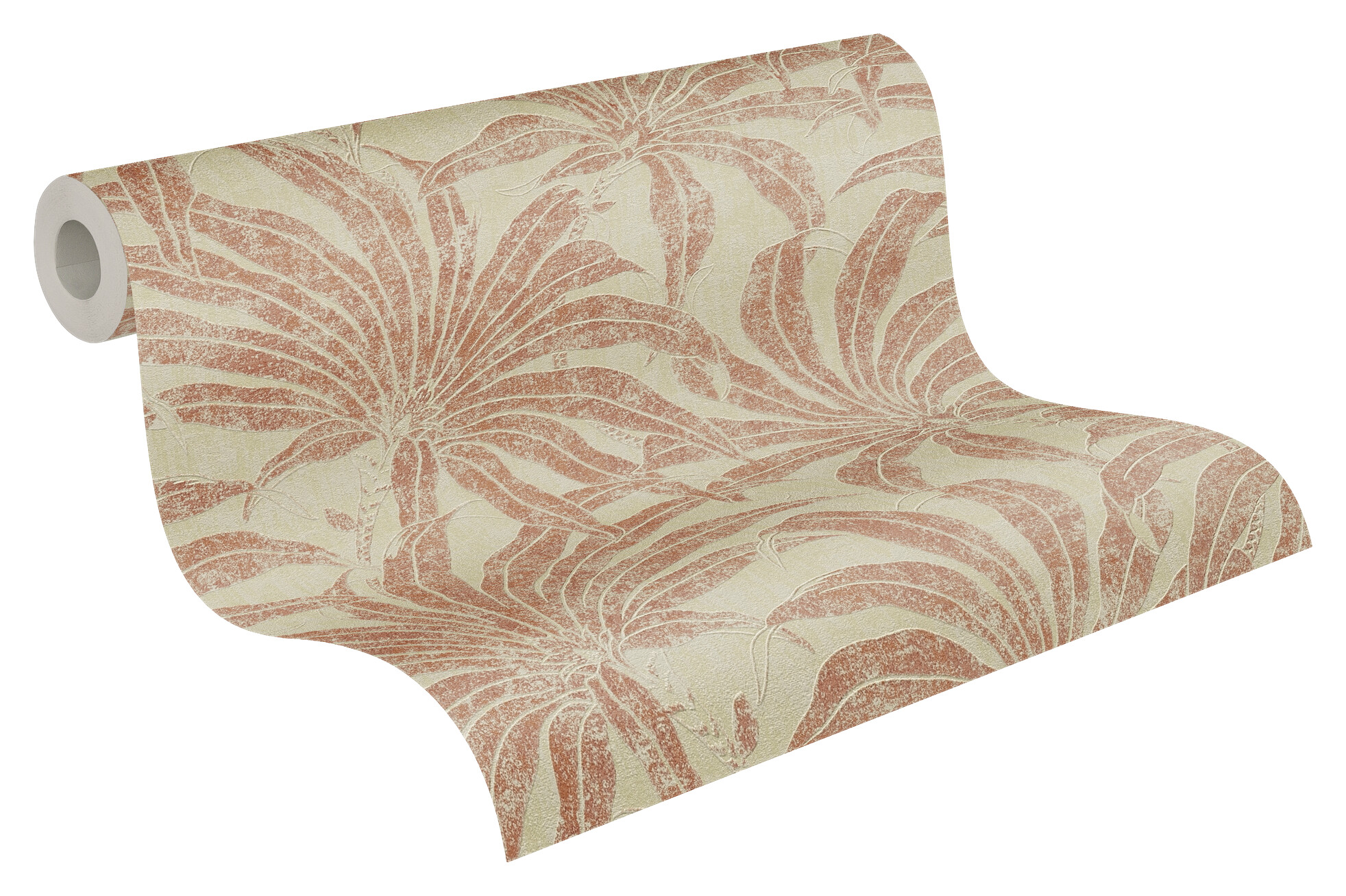 A.S.Creation Vliestapete rot orange beige B/H/D: ca. 53x1005x9,6 cm