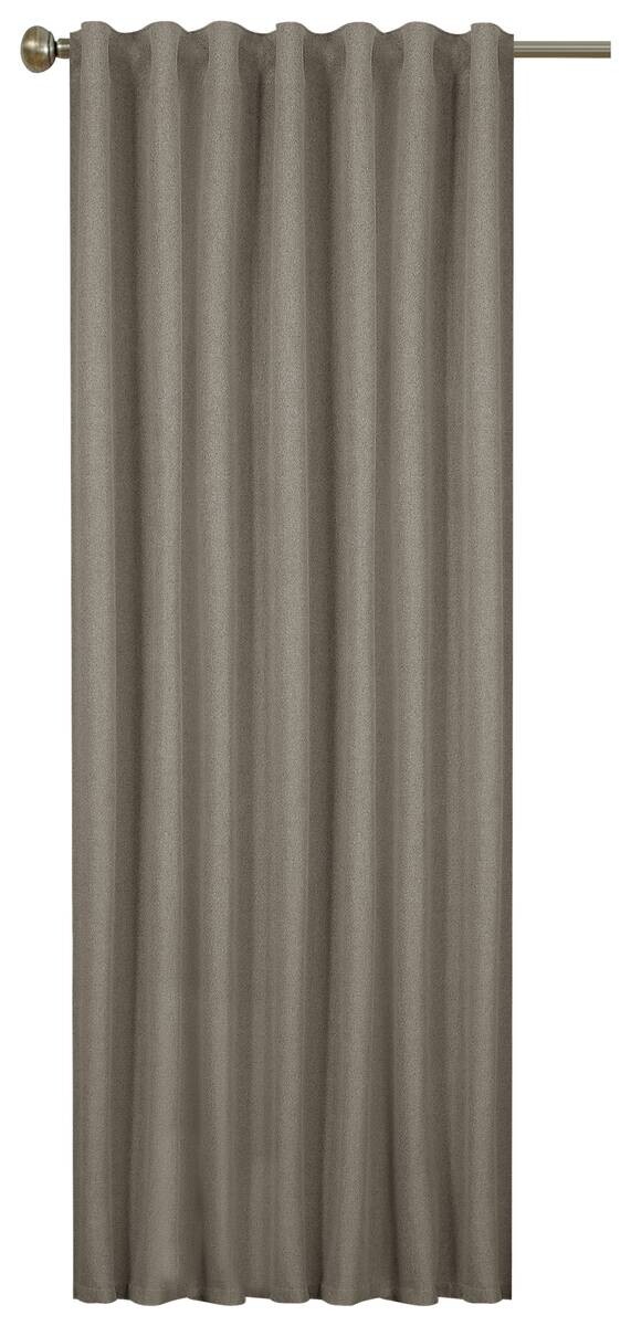 home Topline Verdunklungsvorhang Noah taupe B/L: ca. 135x245 cm