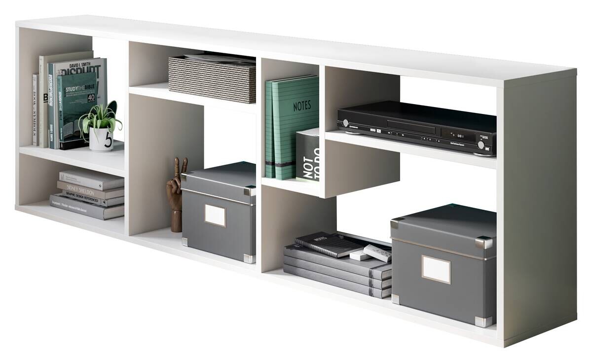 Regal Tommy weiß B/H/T: ca. 159x54x28 cm