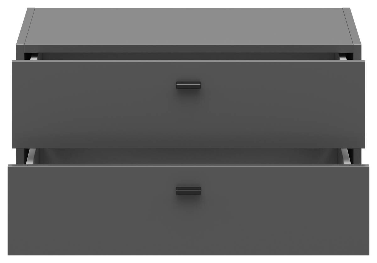 Schubkastenkommode System 64 anthrazit matt B/H/T: ca. 64x32x35 cm