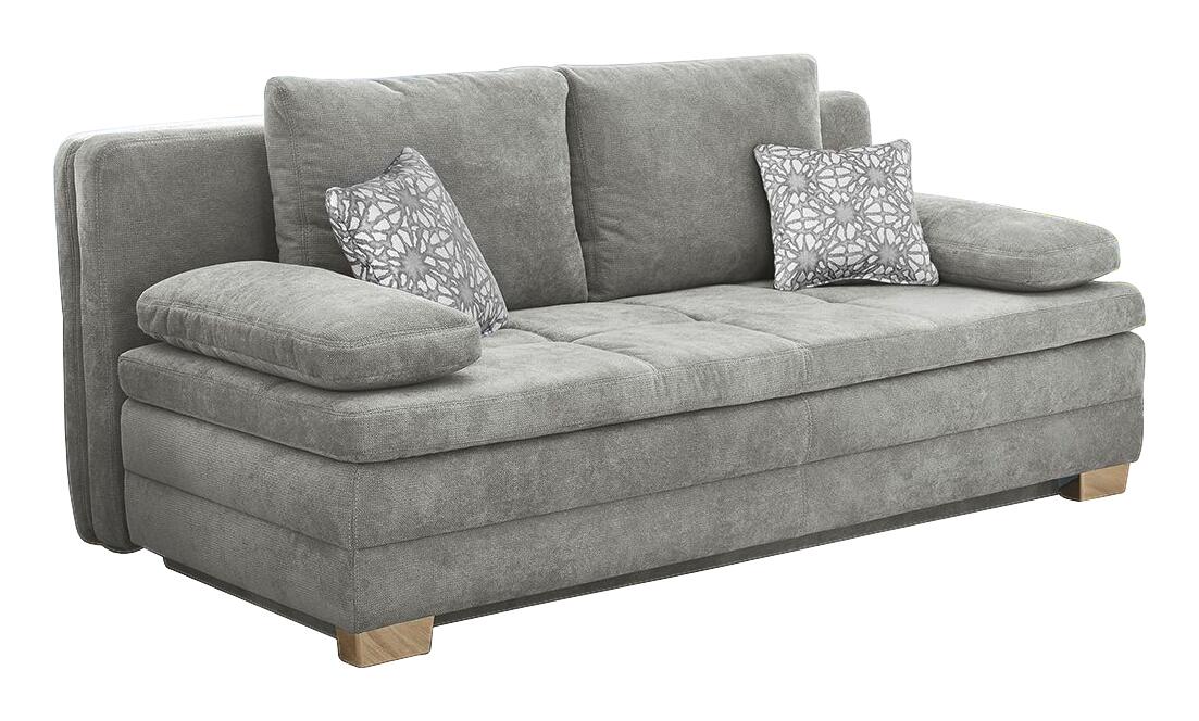 Dauerschlafsofa grau Polyester B/H/T: ca. 203x85x106 cm