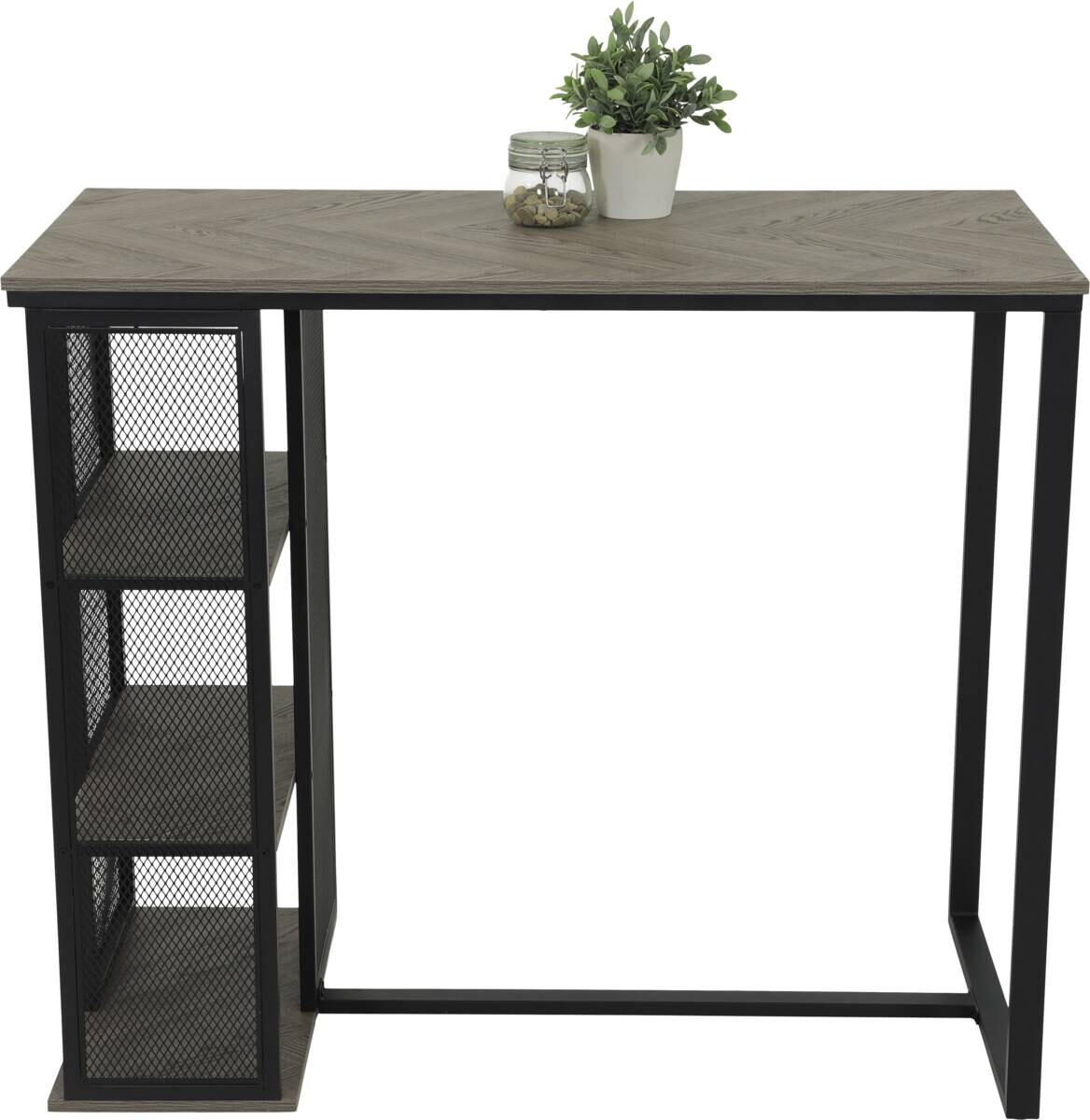 Bartisch Klara grau Holzwerkstoff B/H/T: ca. 120x103x60 cm