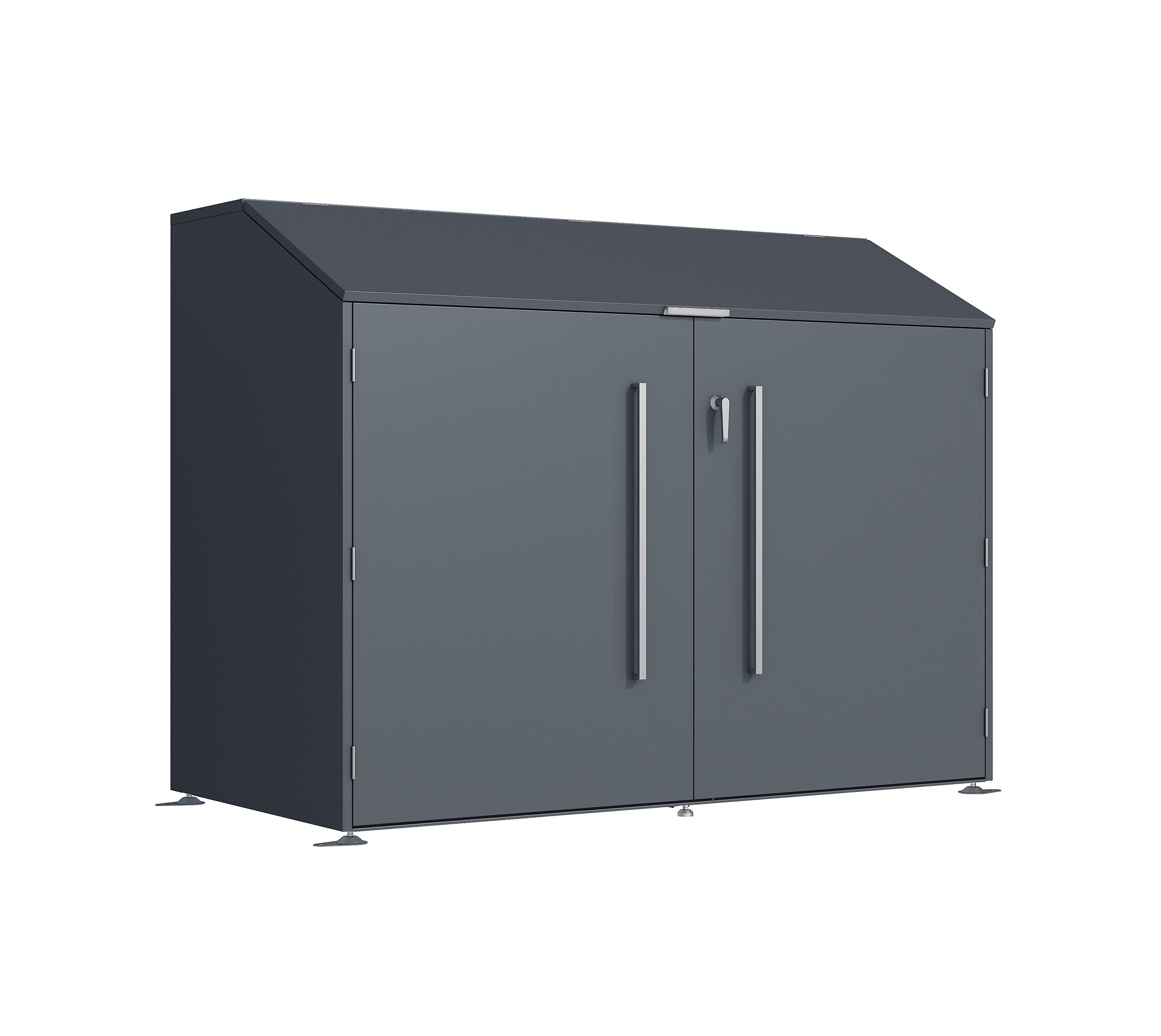 Westmann Fahrradgarage Linea anthrazit B/H/L: ca. 200x154x100 cm