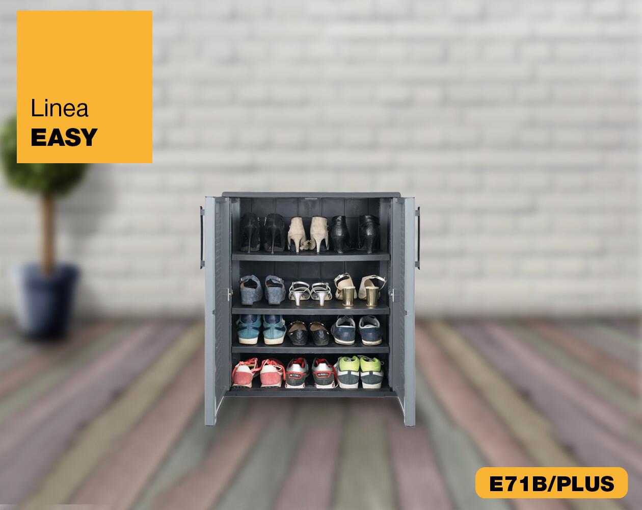 ArtPlast Kunststoffschrank Plus B/H/L: ca. 37x84x67 cm