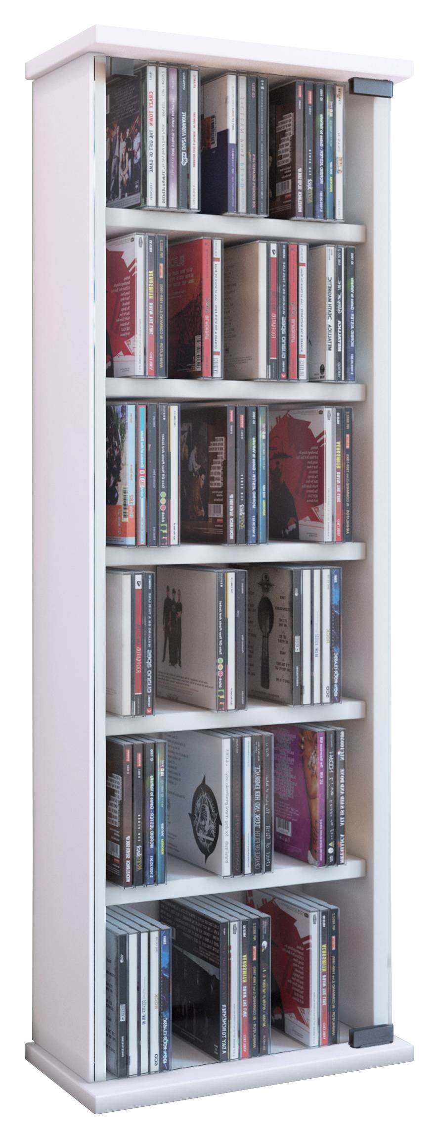 Regal Vetro weiß Holzwerkstoff B/H/T: ca. 31x91,5x18 cm