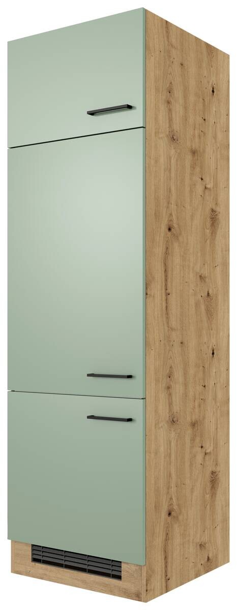 Kühlumbauschrank Cara grün B/H/T: ca. 60x200x57 cm