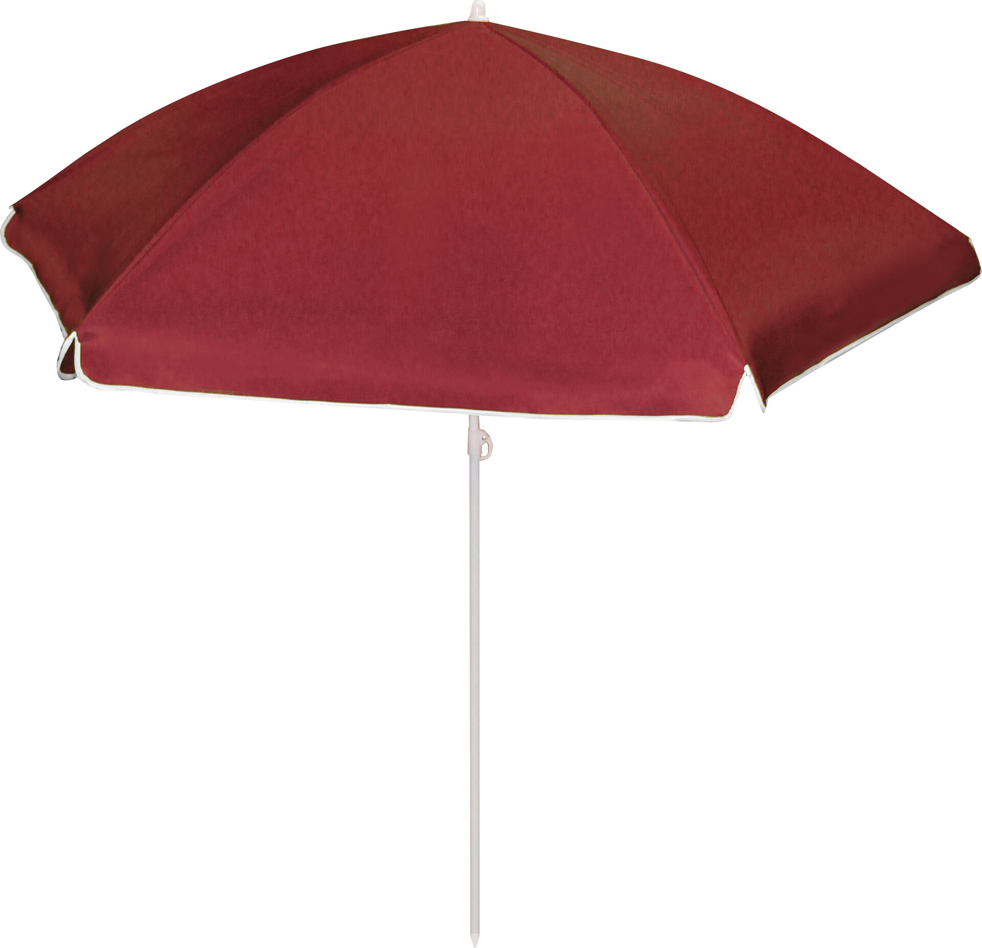 POCOline Sonnenschirm rot Stahl D: ca. 200 cm