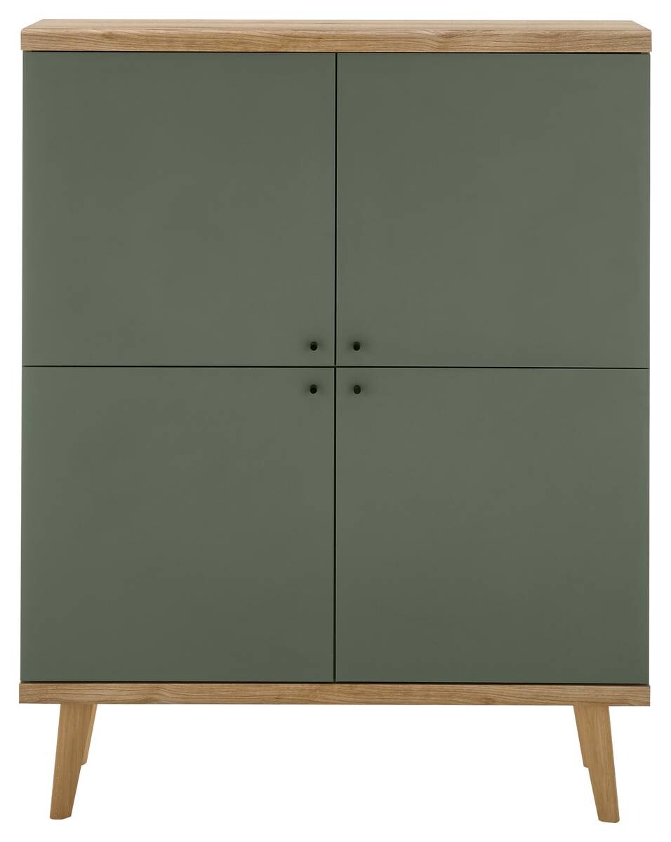 Highboard Alva Eiche Evoke Coast Nachbildung salbei B/H/T: ca. 107x134x40 cm