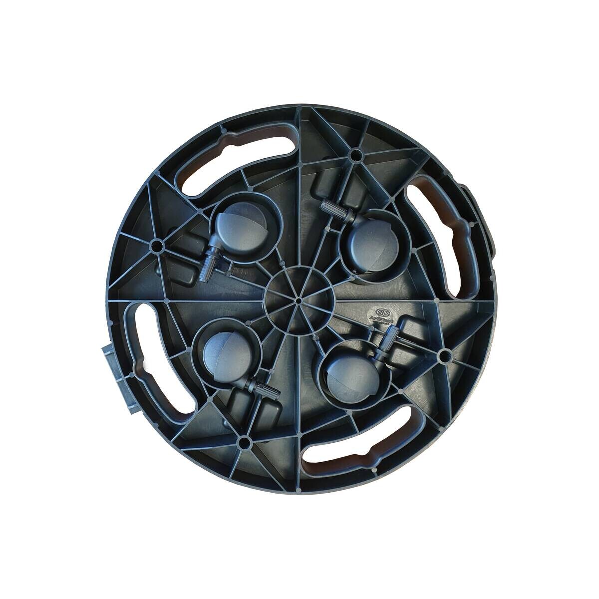 Dolly Transportroller schwarz B/H/L: ca. 30x7x30 cm