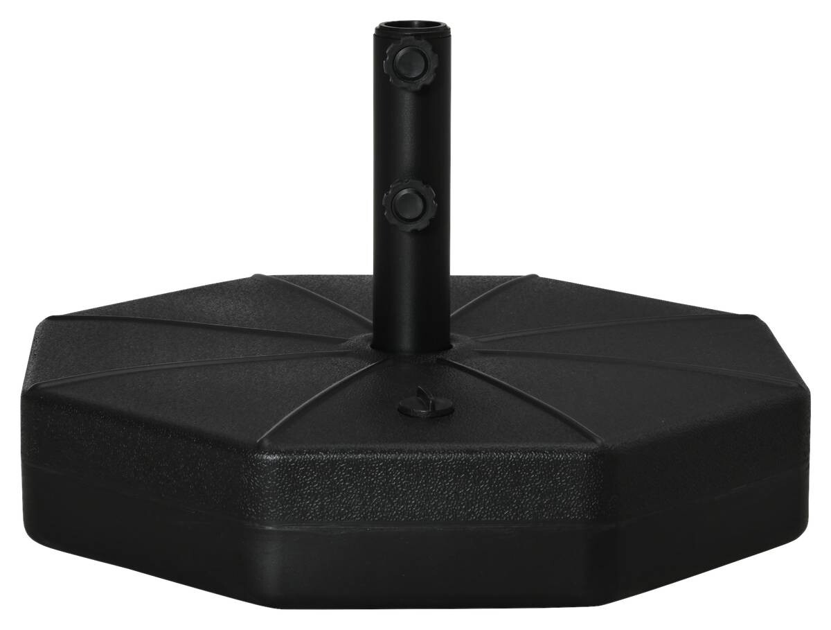 Outsunny Sonnenschirmständer schwarz Polyethylen B/H/L: ca. 60x36x60 cm