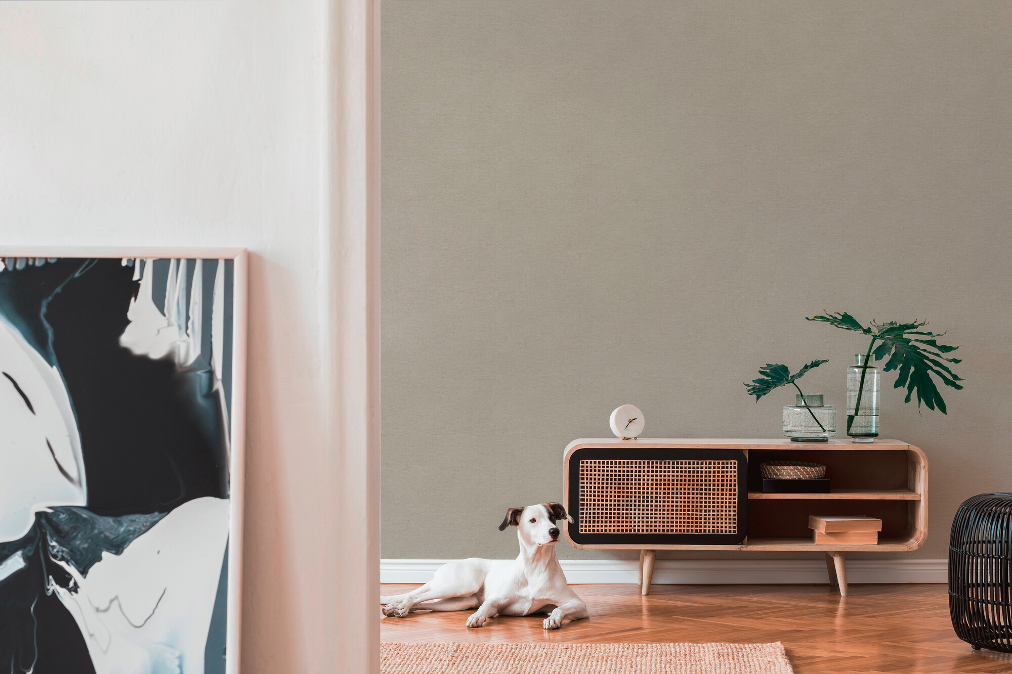 A.S.Creation Vliestapete grau B/H/D: ca. 53x1005x8,7 cm