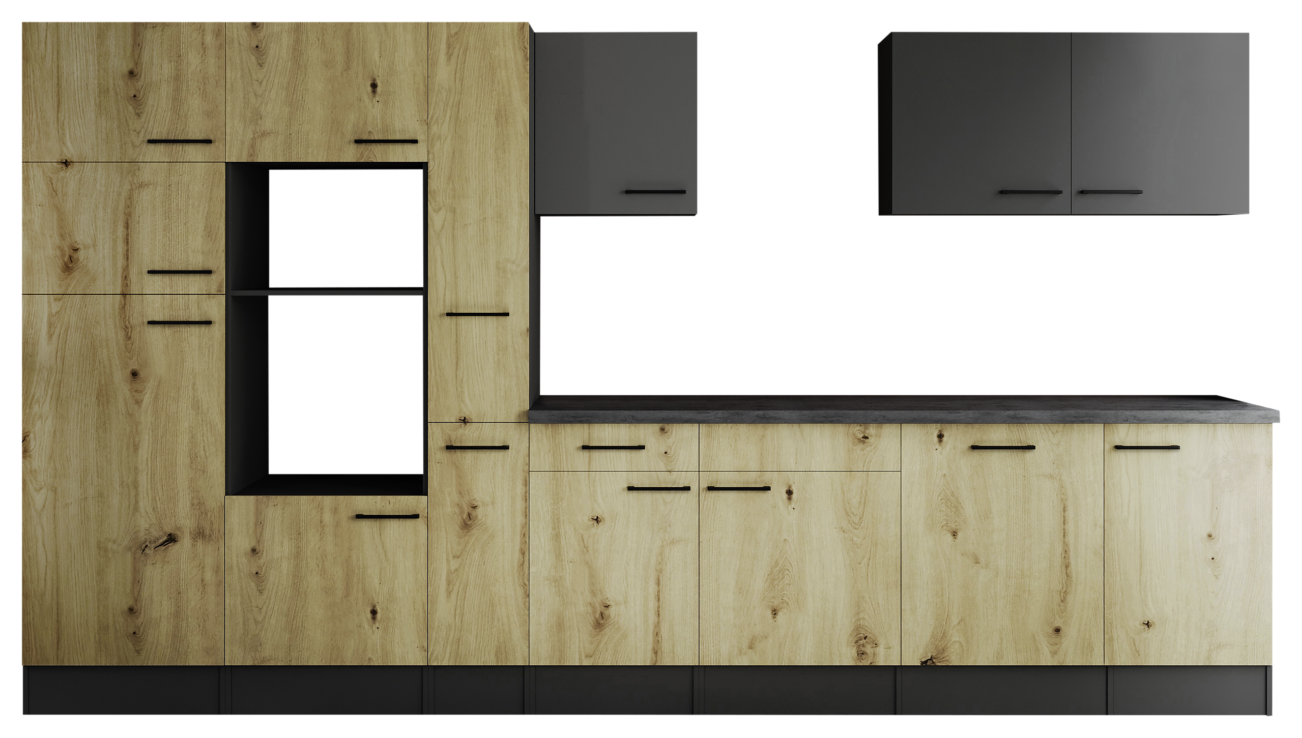 Küchenblock Oliver B/H/T: ca. 370x205x60 cm