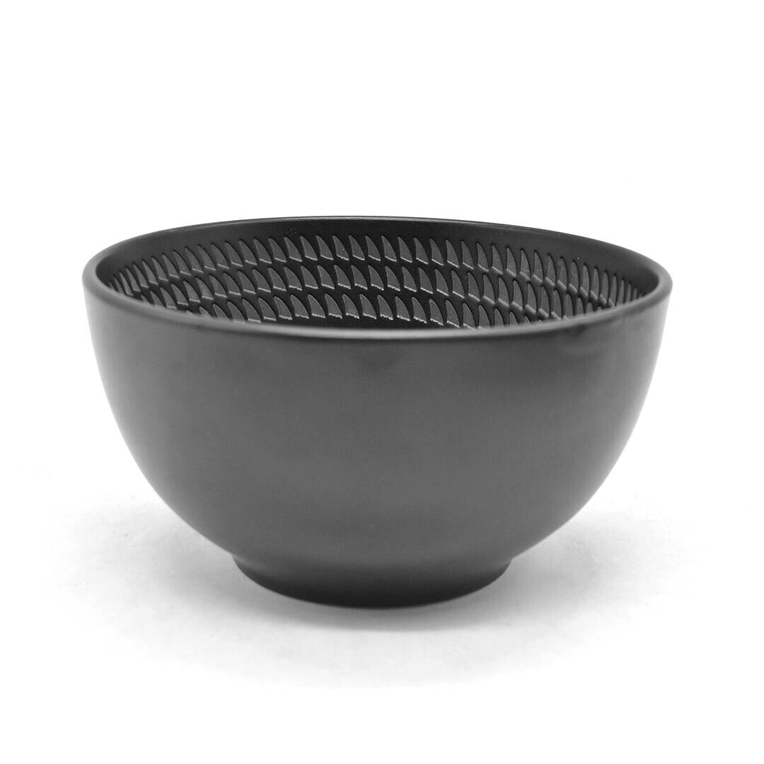 ECHTWERK Kombiservice BlackStyle schwarz Steingut 30 tlg.