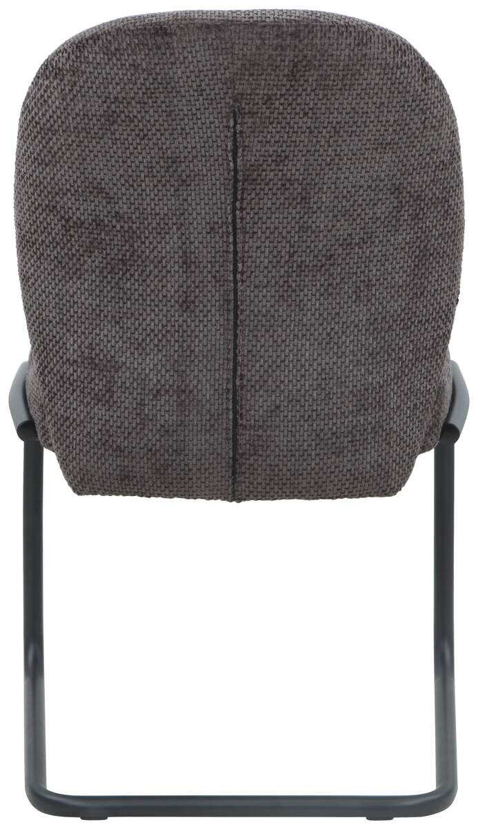 Schwingstuhl Karen anthrazit schwarz Webstoff Metall