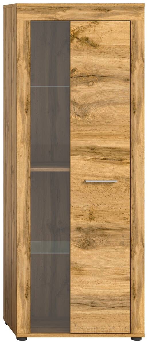 Vitrine Jam Eiche Wotan Nachbildung B/H/T: ca. 60x159x35 cm