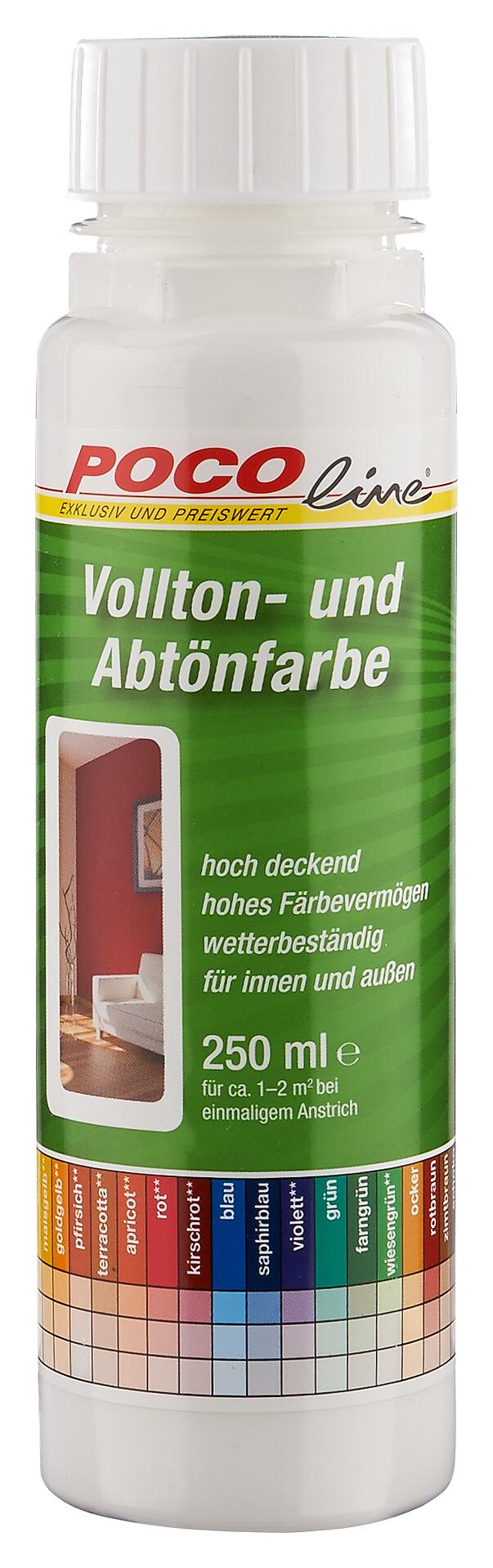 POCOline Vollton- und Abtönfarbe weiß ca. 0,25 l