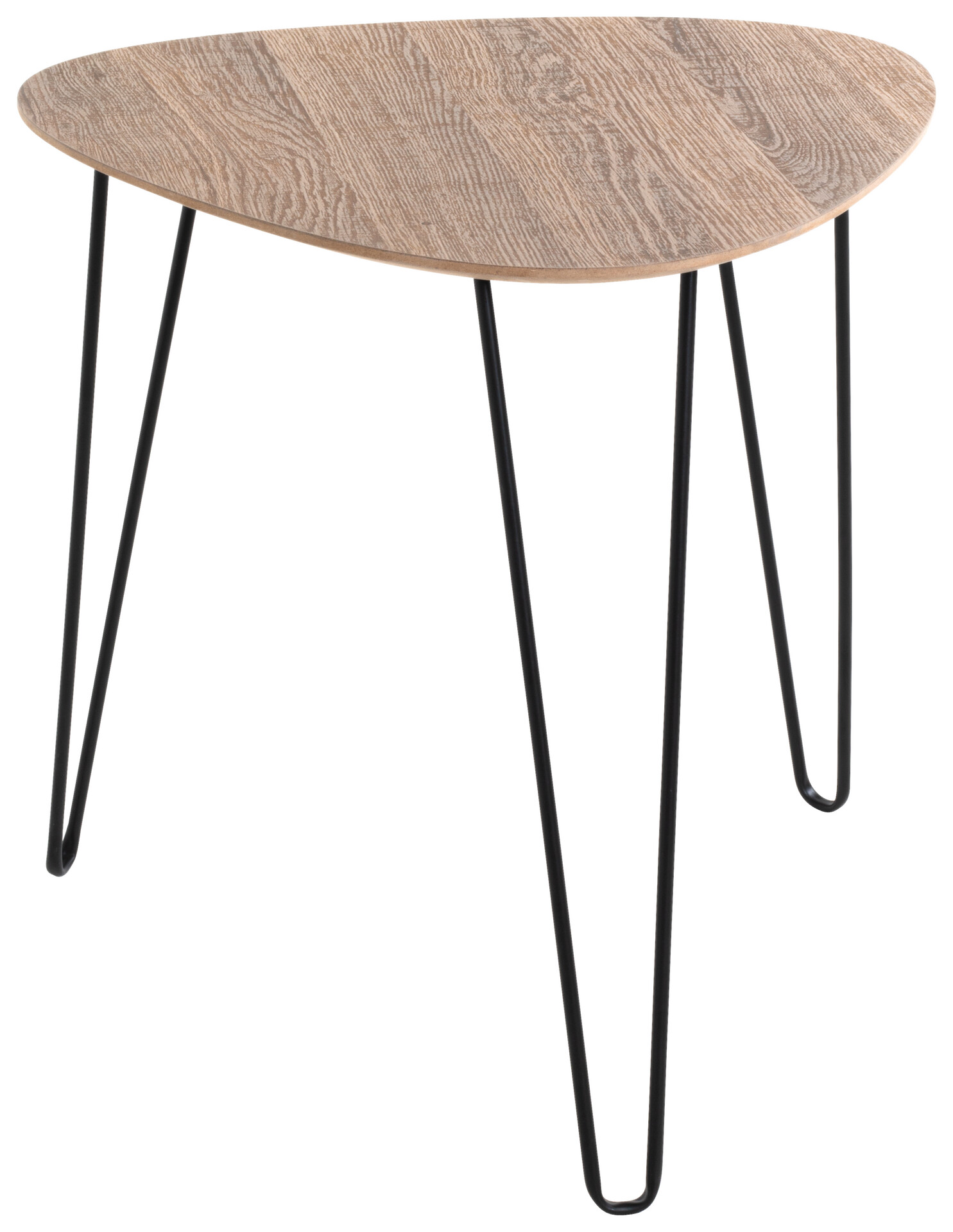 Beistelltisch  Eiche Nachbildung schwarz B/H/T: ca. 40x40x43 cm