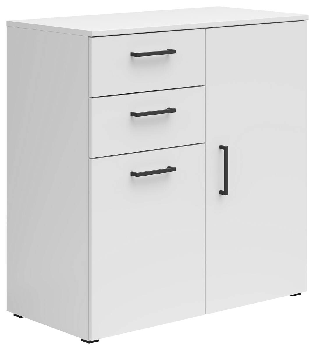 Kommode Multi-Stauraum Typ 26 weiß B/H/T: ca. 80x83x40 cm