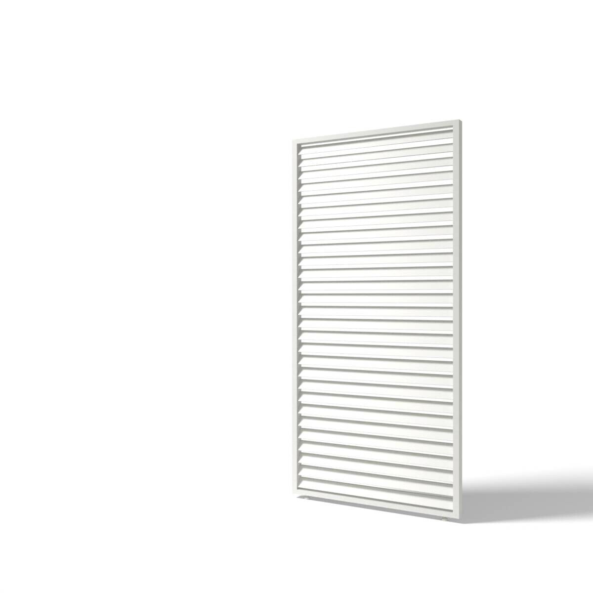 PergoLine Seitenwandpaneel für Trumpf + Superior weiß Aluminium B/H: ca. 123x235 cm