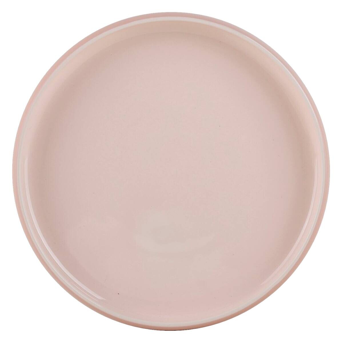 Dessertteller rosa Steinzeug D: ca. 22 cm