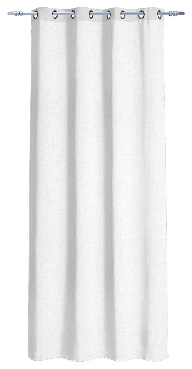 POCOline Ösenvorhang Cleo weiß B/L: ca. 140x240 cm